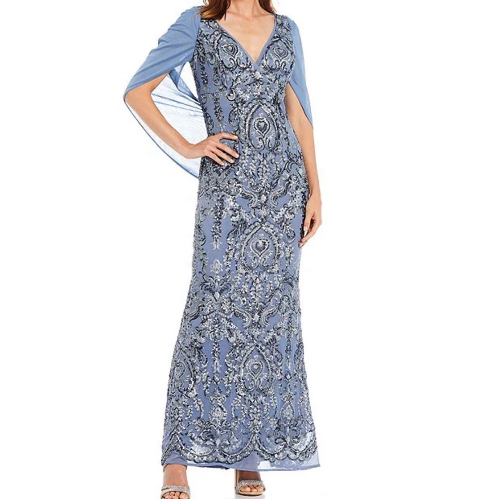 Women’s Blue Beaded Dress